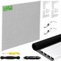 36" x 36" Window Screen Kit, 1-Pack Metal Frame Set, White