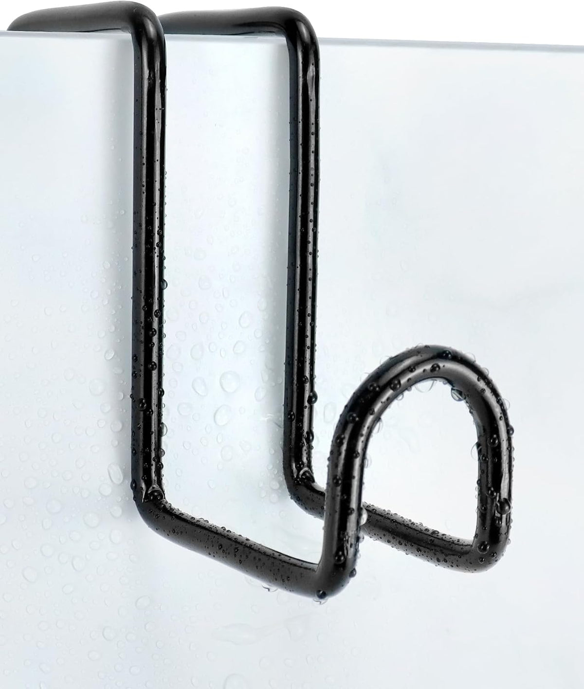 4 Inch Tack Hook Set - 4 Pack Heavy Duty Black Horse Halter Rack, Over Rail Bridle Hooks Anti-Rust Coated Metal Hooks