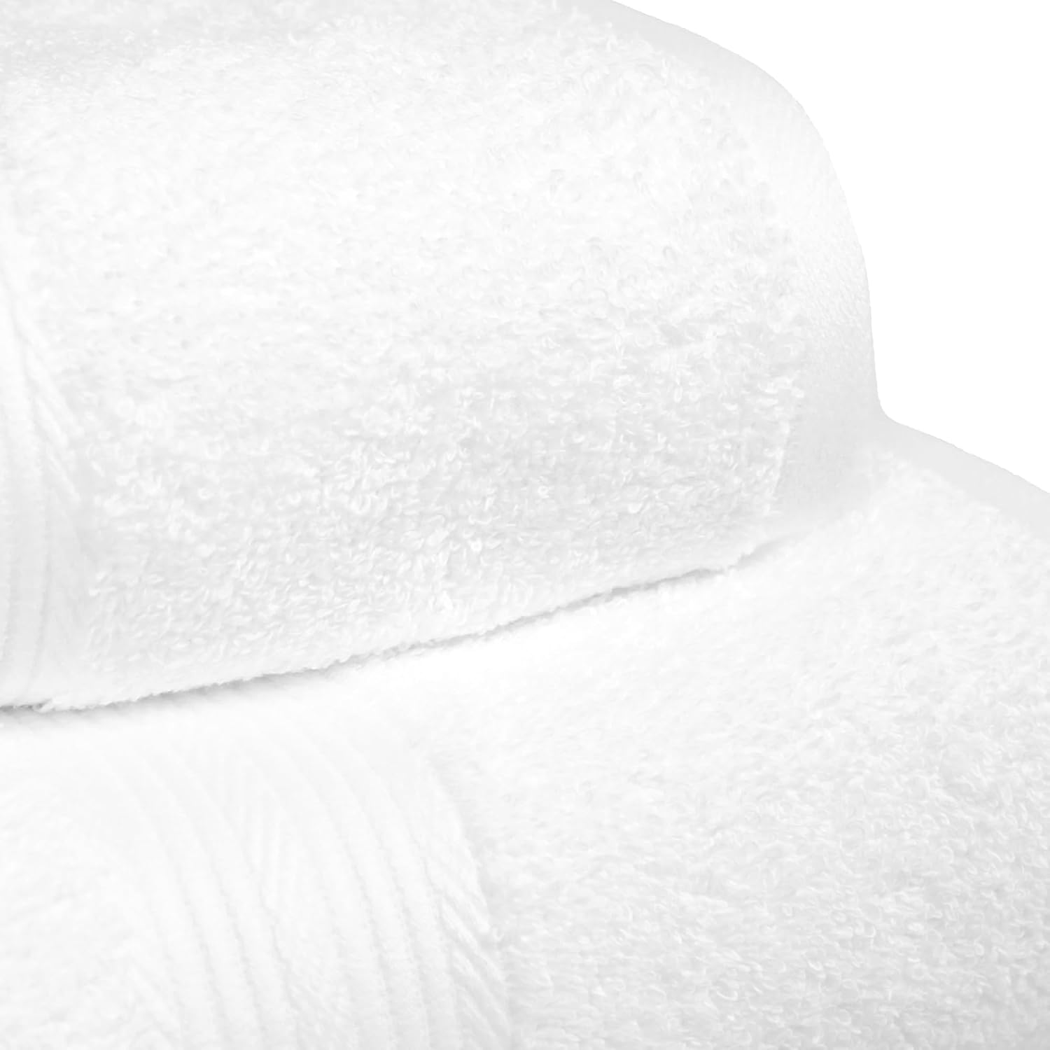 6-Piece Oversized Highly Absorbent Fade-Resistant Towel Set, 100% Cotton Towels for Bathroom, Soft, 2 Bath Towels, 2