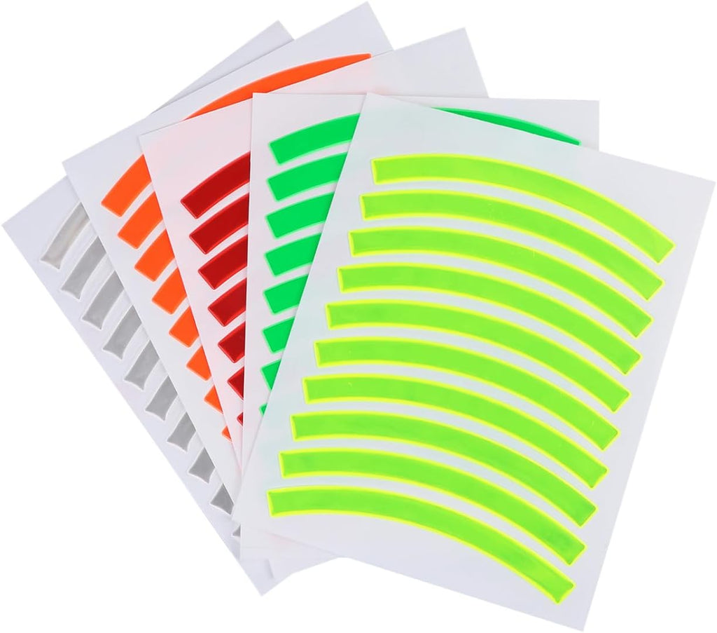5 Pcs Reflective Tape Safety Stickers Xmas for Bike Spokes