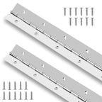 2PCS Piano Hinge 18 Inch Stainless Steel Continuous & Piano Hinge