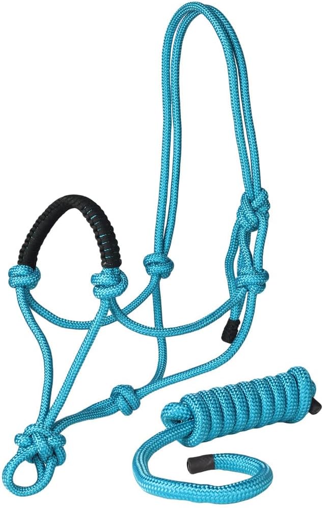 Rugged Rope Halter Braided Noseband with Matching Lead