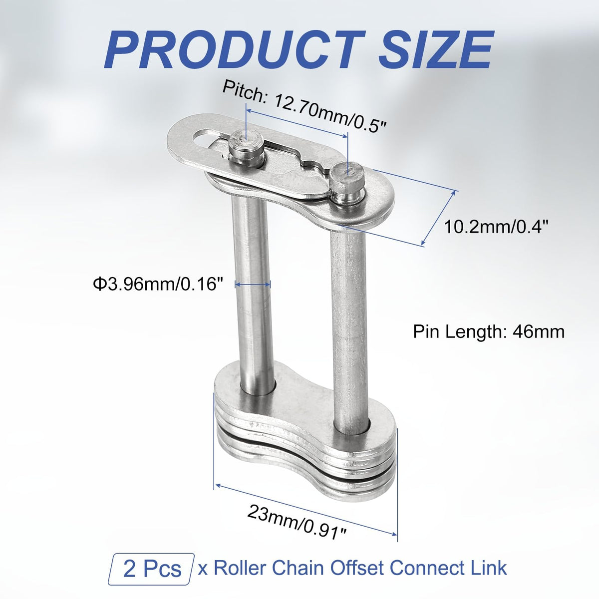 DTGN 2Pcs ANSI #40 Roller Chain Connect Link, 12.70mm Pitch