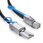 ipolex External Mini SAS HD SFF-8644 to SFF-8088 Hybrid Cable for Server, Raid Card & PCI Express Controller, 1-m(3.28ft)