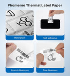 M220 Labels,3 Rolls Self-Adhesive Stickers, 2.36'' x 1.57'' Compatible with Phomemo M220/M250/M260/M221/M200 Label