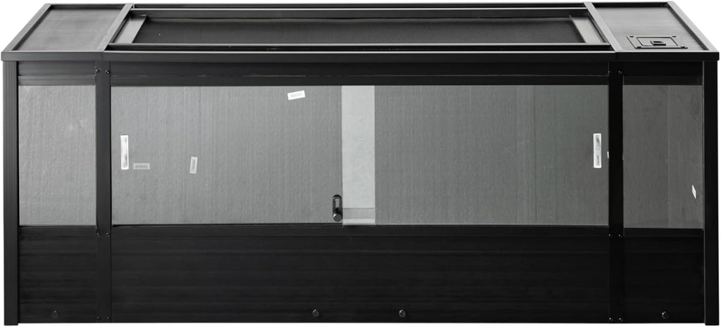 ECOFLEX 60" Mojave Reptile Enclosure, X-Large, Black