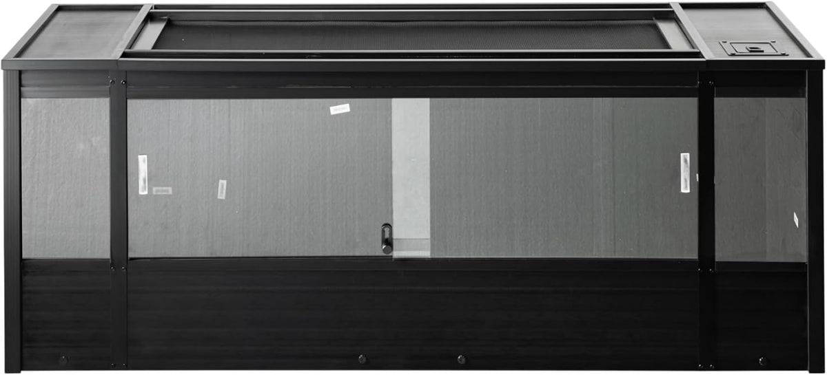 ECOFLEX 60" Mojave Reptile Enclosure, X-Large, Black