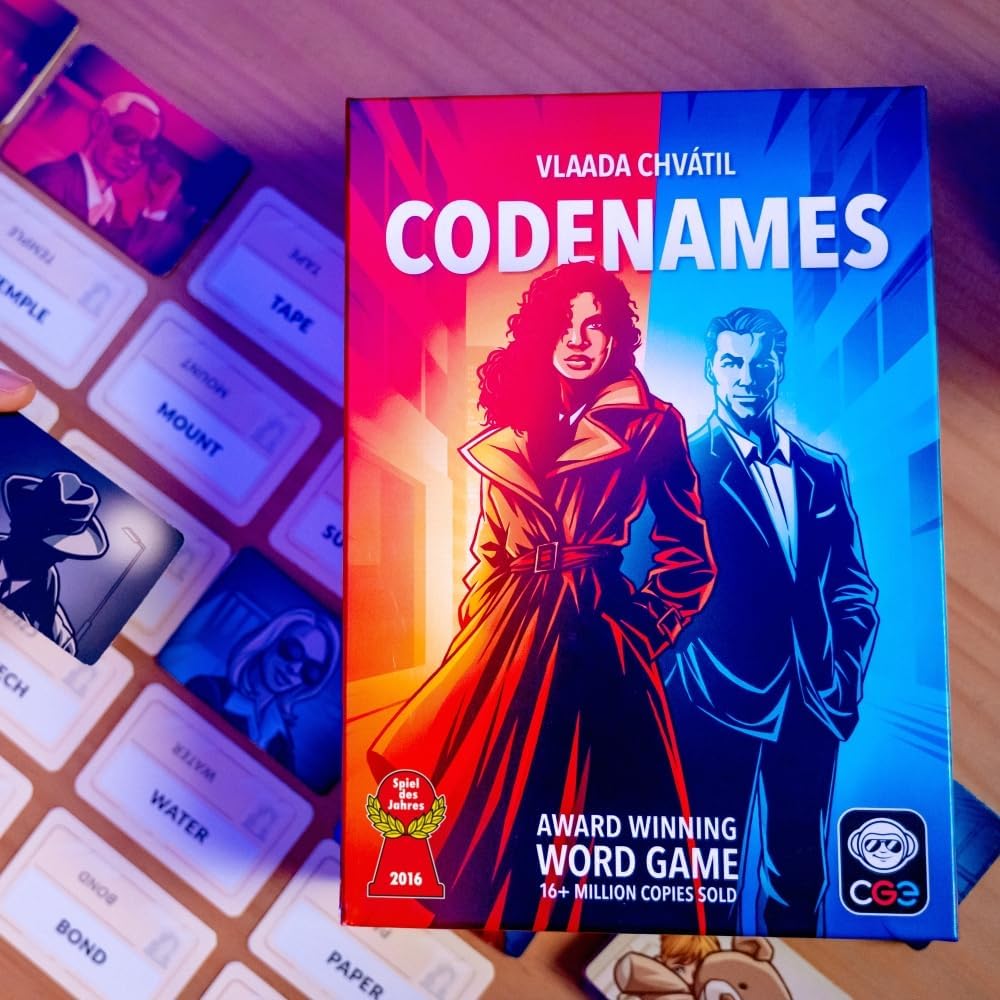 CGE Codenames Board Game (2nd Edition) | The Top Secret Word Association Party Game for Friends & Family Game Nights