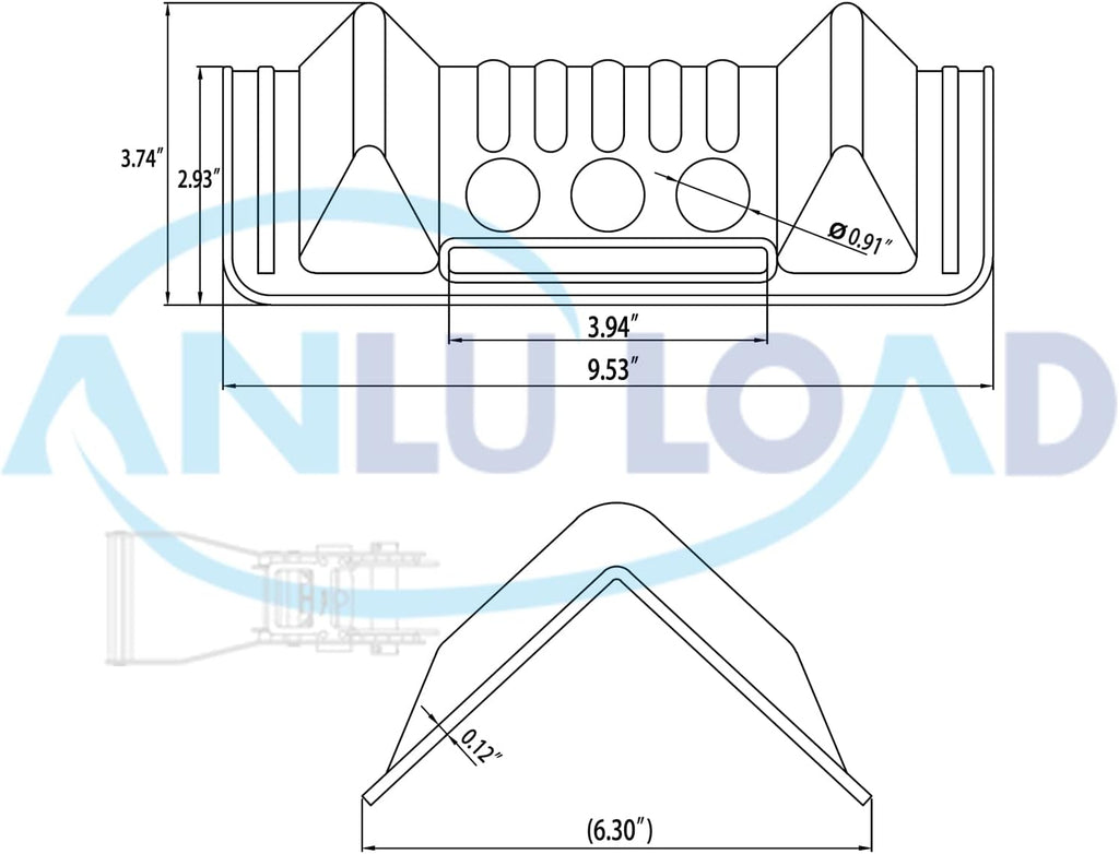 ANLULOAD Flatbed Edge Protector, Edge Corner Tie Down Protector, 30packs