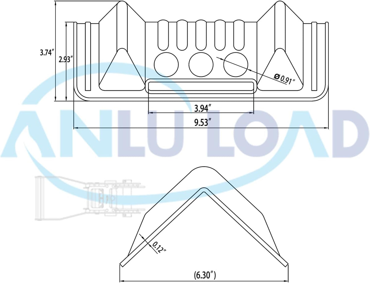 ANLULOAD Flatbed Edge Protector, Edge Corner Tie Down Protector, 30packs