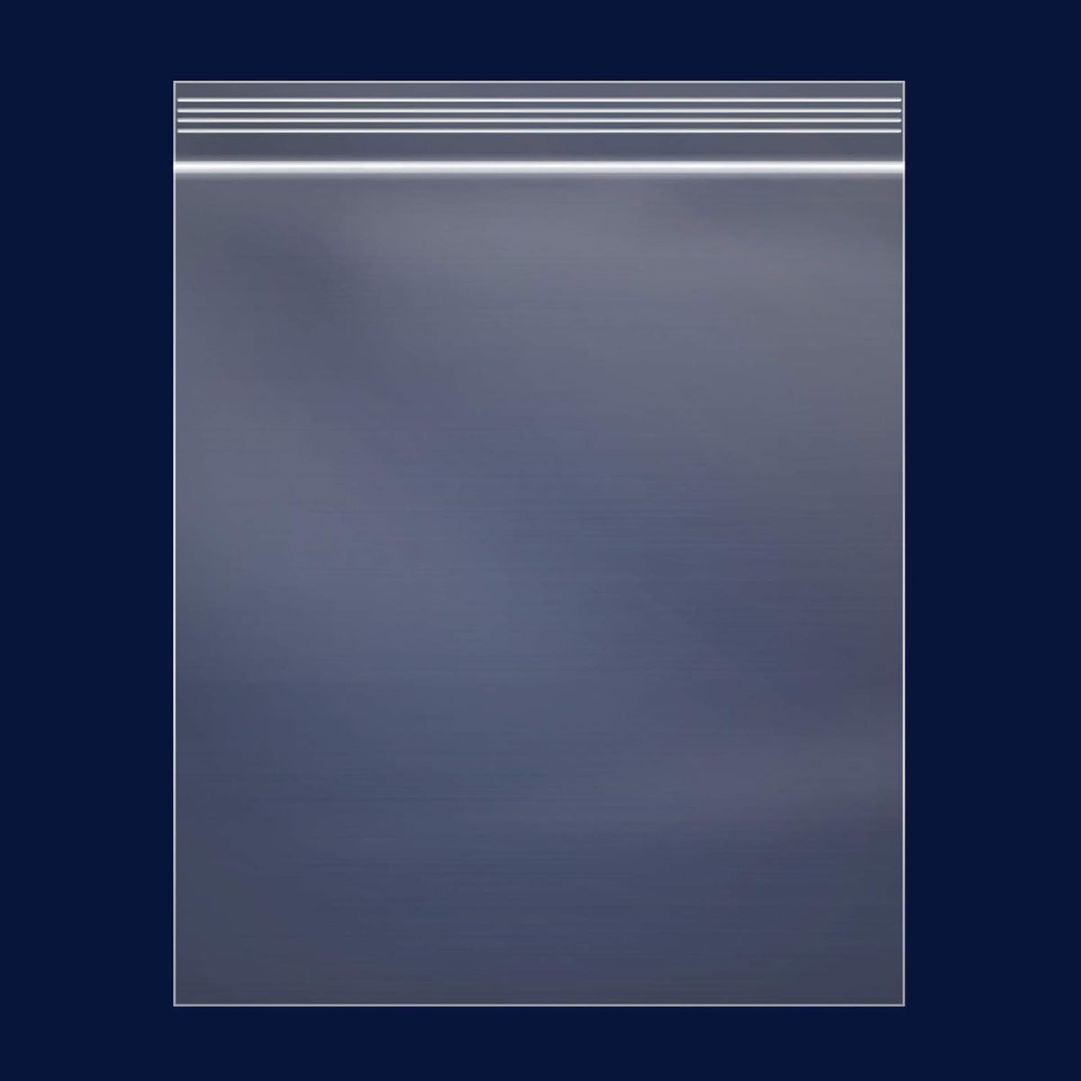 100 Count - 8" x 10" Clear Reclosable Zip Plastic Poly Bags