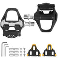 Road Bike Clipless Pedals Compatible with SPD-SL Cleats, 9/16-Inch