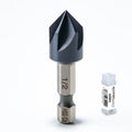 toolant 1/2" Noir-Ti Cobalt Countersink Drill Bit(Pro), Titanium Aluminum Nitride Coated with Quick Change Hex Shank