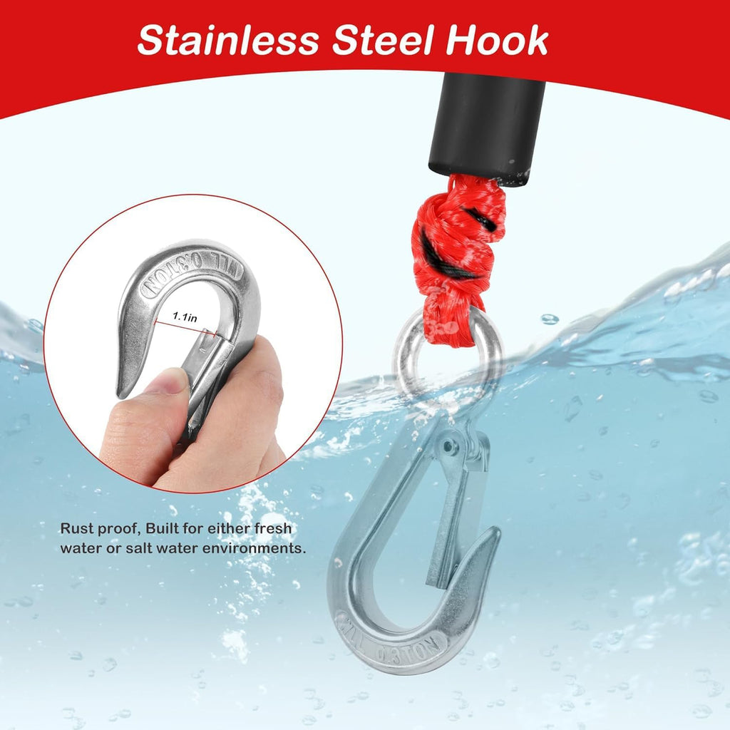 Heavy Duty Boat Tow Harness for Tubing, Watersports Self Centering Tow Rope for Tubing, Boat Tow Harness for Towing
