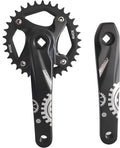 CNC 34T Single Speed Crankset 104BCD 170mm Aluminum