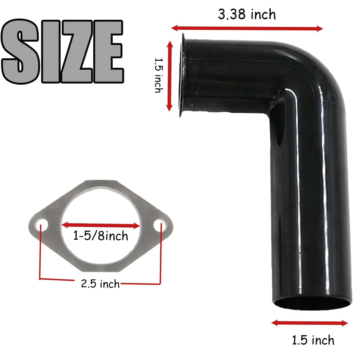 1.5 inch Garbage Disposal Drain Elbow Replacement Kit,Easy DIY Installation