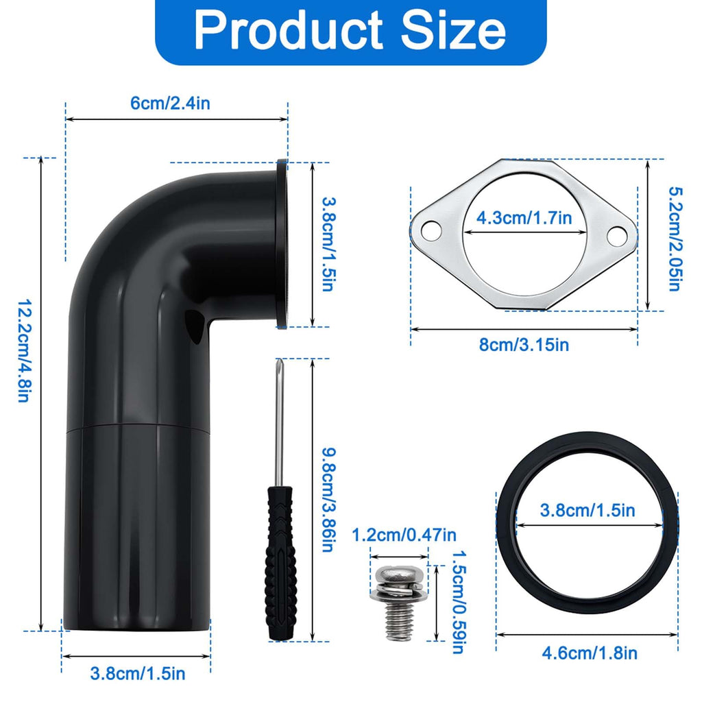 2 Set Garbage Disposal Drain Elbow Replacement Kit Garbage Disposal Drain