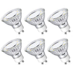 Non-Dimmable GU10 LED Light Bulbs 4W 350LM 5000K Daylight White 6PC
