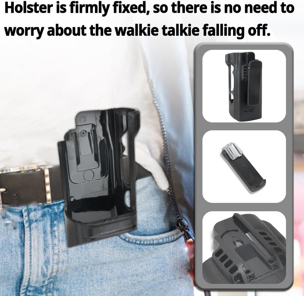 APX 6000 Ham Radio Holster Compatible for Motorola APX6000 APX8000 PMLN5709 PMLN5709A Handheld Walkie Talkies