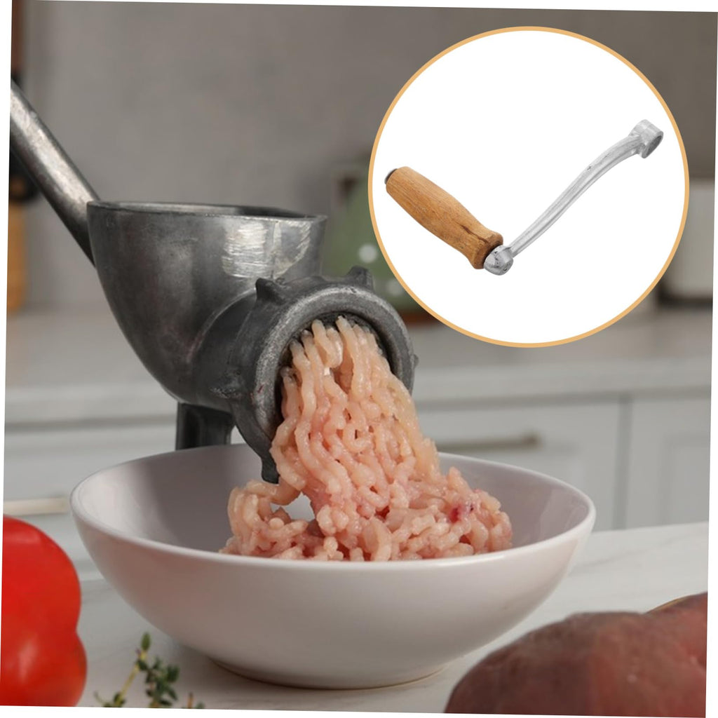 Cabilock Manual Meat Grinder Handle Hand Crank Replacement for Meat Grinder Manual Sausage Stuffer and Food Processing Easy Install Smooth Grip 6.22 X 3.93 X 0.98 in 1 pc