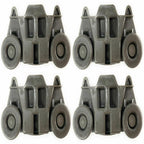 Replacement Parts KDTE554CSS3 for KitchenAid Dishwasher Lower Dishrack Rollers (4 Pack) (045228)