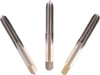 MaxTool 3/8-16 Hand Threading Tap Sets Including Taper+Plug+Bottom High Speed Steel M2 Taps Set 16-TPI FULLY GROUND RIGHT HAND; HSF02W00R024