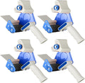 3 Inch Wide Tape Gun, 4 Pack, Blue