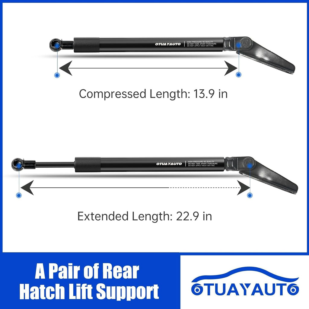 OTUAYAUTO PM3074LR Rear Hatch Shock Struts Replacement for 2010-2014 Subaru Legacy Outback 2.5i/3.6R/Base/Limited Wagon Set Tailgate Lift Supports Gas Spring 63269AJ00A (Pack of 2)