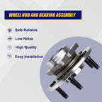 KUSATEC 515072 Front Wheel Bearing Hub Assembly 2-Pack