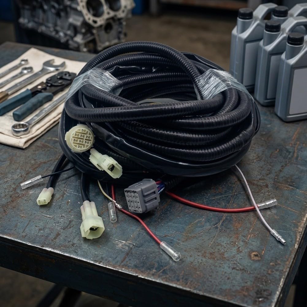 for Outboard Wiring Harness 22.6ft for Suzuki Control Box for