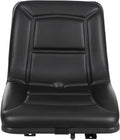 Universal Tractor Seat & Lawn Mower Seat with Adjustable Slide Rails, High-Back PU Replacement Seat with 2.76" Thick