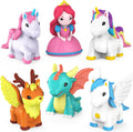 Fantasy Watertight Bath Toys, 6 Pack | Sealed, No Hole Bath Toys Design Keeps Moisture Out | Soft, Squeezable & Float