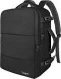Travel Laptop Backpack for Men Women, Airplane Approved Travel Backpack Suitcase with Water Bottle Pocket