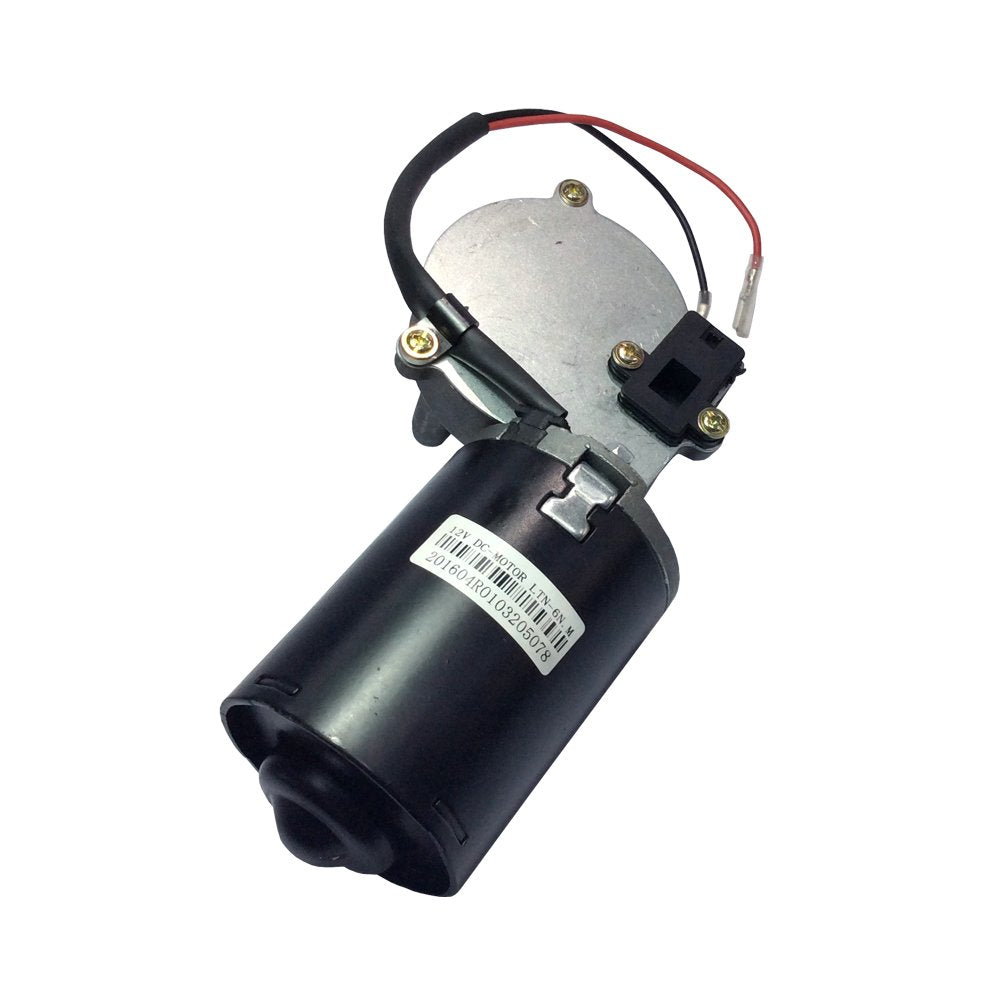 High Torque PMDC Right Angle Gear Motor 12V Reversible 50 RPM (Right Gear-Box) with Threaded Shaft