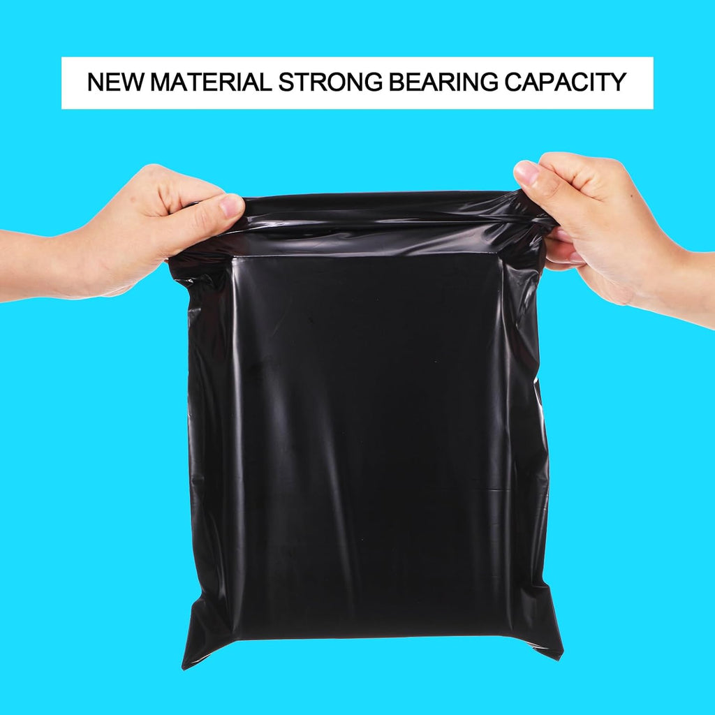 240 Pcs Poly Mailers Variety Size Pack Shipping Bags, Black