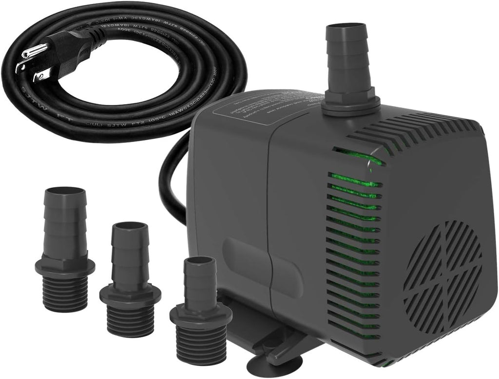 Submersible Water Pump 880GPH Pond Pump for Fountains