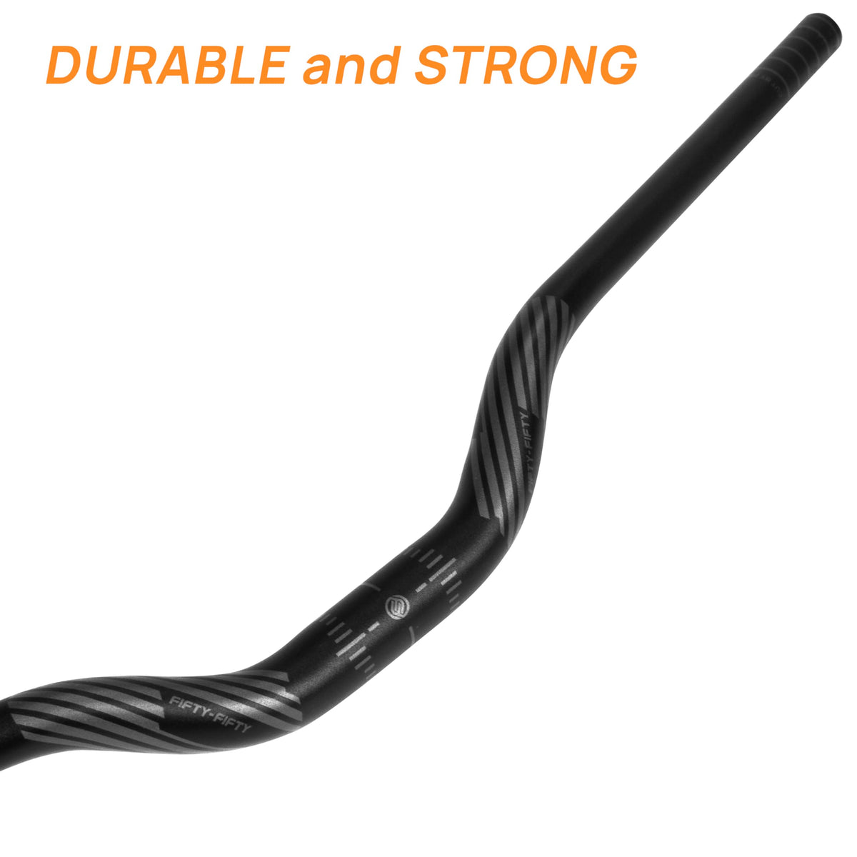 Mountain Bike Riser Handlebar, 31.8mm Diameter MTB Bar