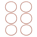 DEFANEX 6Pcs Silicone O-Ring VMQ Sealing 3-7/8" ID 4-1/8" OD 1/8" Width