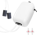 Aquarium Air Pump for 20-210 Gallon Tank, Fish Air Bubbler, Hydroponic Oxygen Aerator with Stones, Airline Tubing
