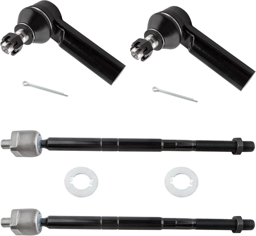 BOXI 4pcs Front Inner and Outer Tie Rod Ends Fit for Ford Escape 2005-2009 / for Mazda Tribute 2005-2009 / for Mercury Mariner 2005-2009 - Not for Hybrid Models | EV800366 ES3631