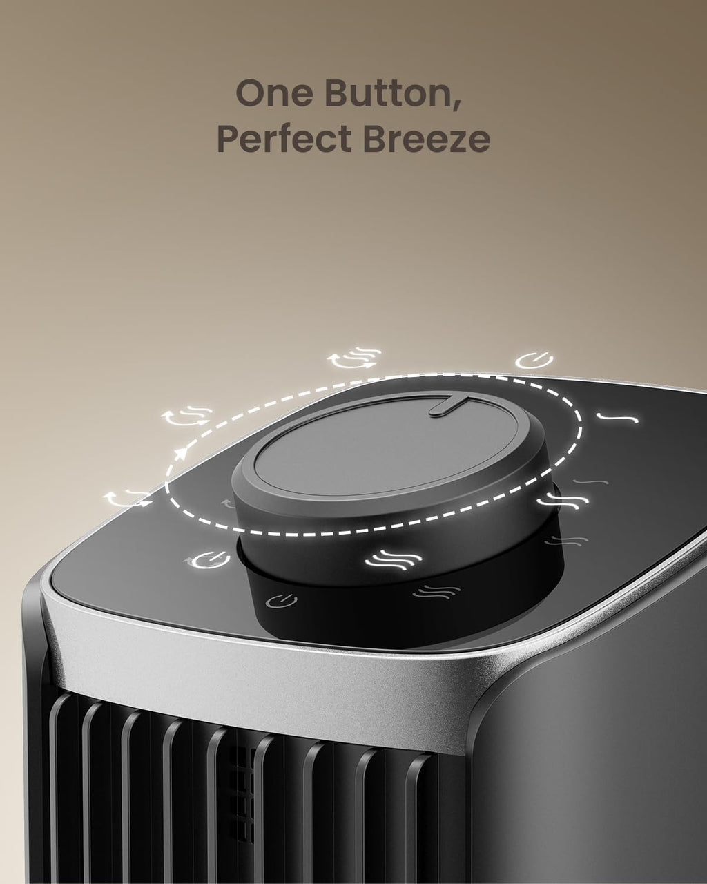 Fan for Bedroom, 13" Tower Fan with 3 Speeds Max 23ft/s, 70° Oscillating Desk Fan, Bladeless Standing Fan, Portable
