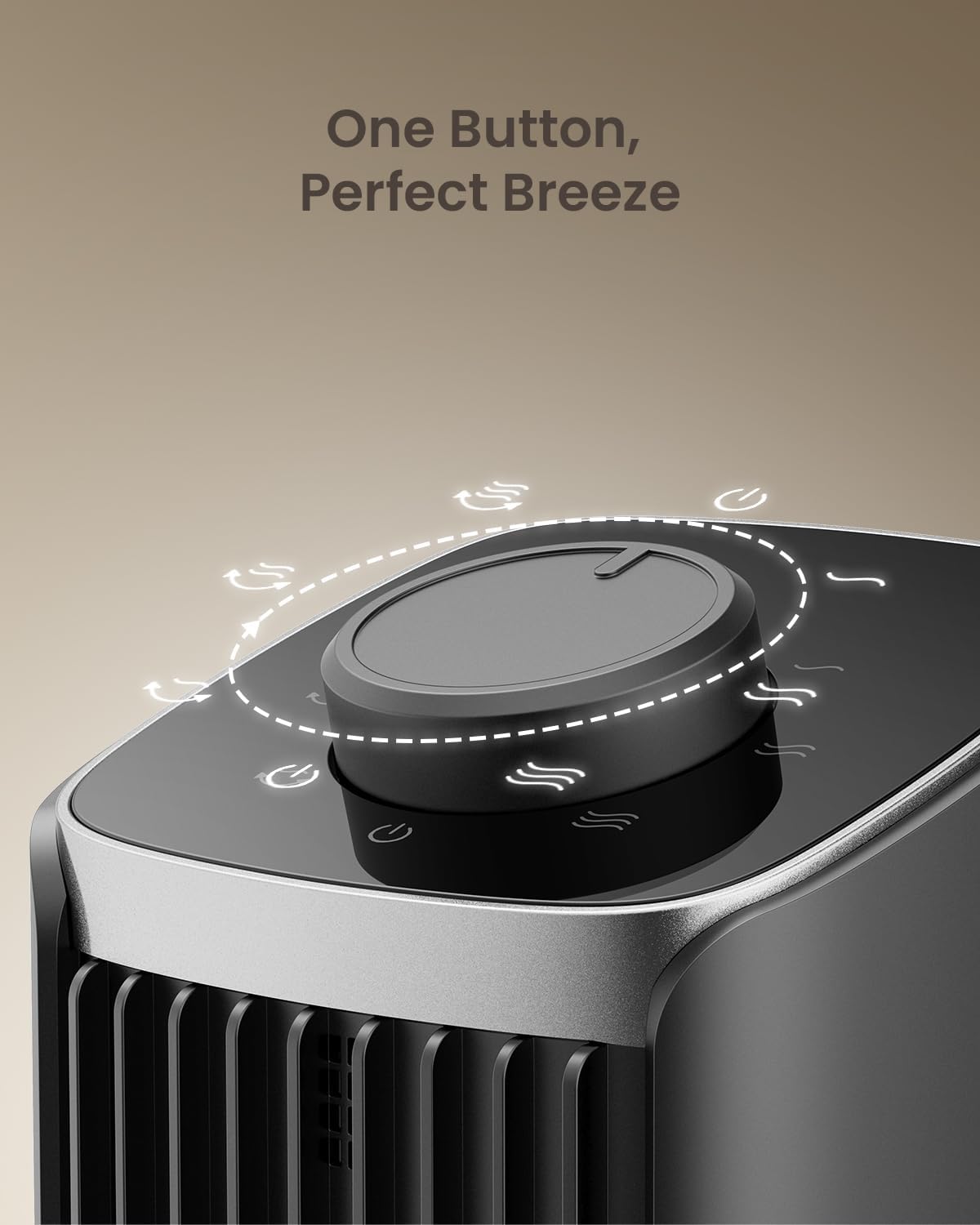 Fan for Bedroom, 13" Tower Fan with 3 Speeds Max 23ft/s, 70° Oscillating Desk Fan, Bladeless Standing Fan, Portable