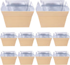 Insulated Shipping Boxes, 10-Pack, 8.7 X 4.7 X 5.7 in, Foam Cooler, Foldable