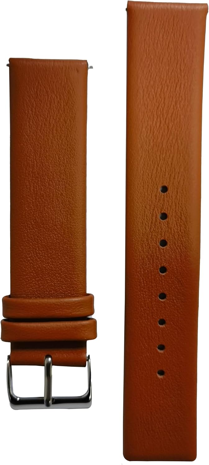 Replacement Leather Watch Band for Skagen Bering Unisex Watches with pin 16mm 18mm 20mm 22mm Cowhide is soft and durable