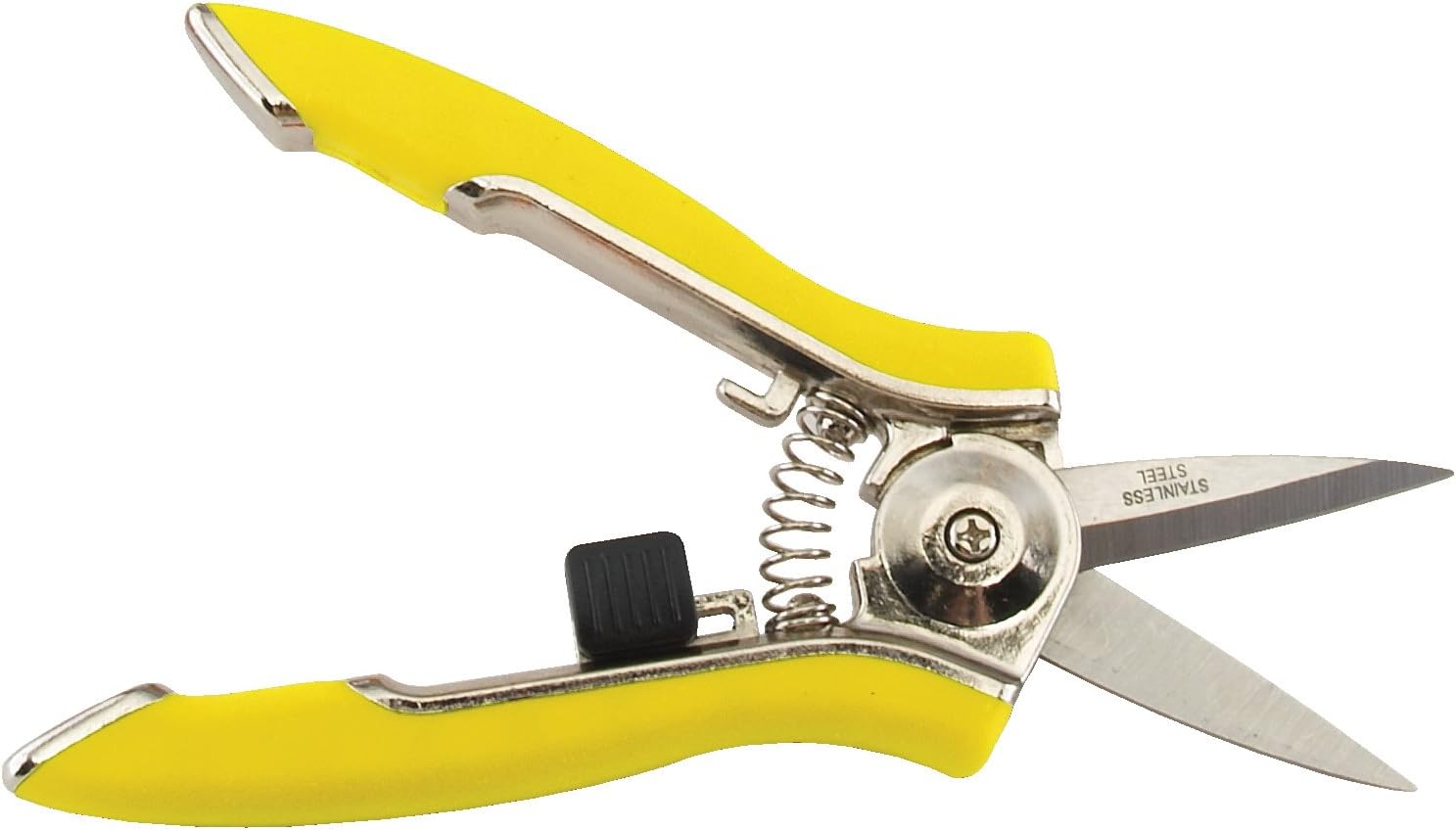 ColorPoint Stainless Steel Compact Garden Pruning Shears, Hand Pruner, Garden Clippers, with Heavy Duty Blade and
