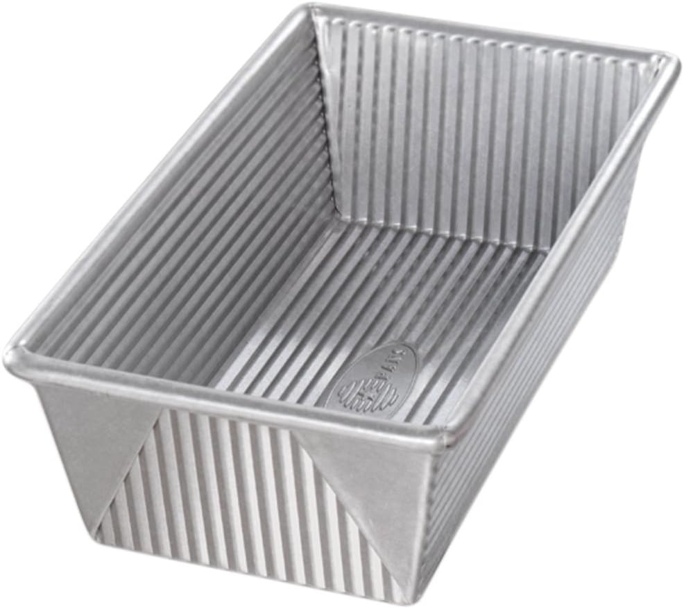 Bakeware Aluminized Steel Loaf Pan, 5"D x 10"W x 3"H, 1.5 Pound
