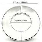 2pcs Wall Split Flange 4.0" Decorative Split Escutcheon Plate