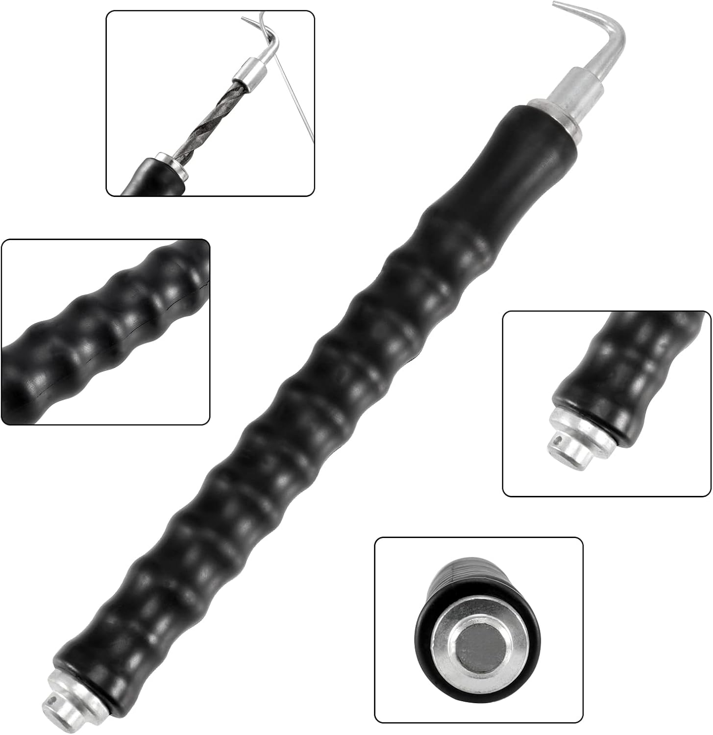 4 PCS Automatic Rebar Tie Wire Twister, Rebar Tie Wire Twister Tool with Ergonomic Rubber Handle Reinforced Spring