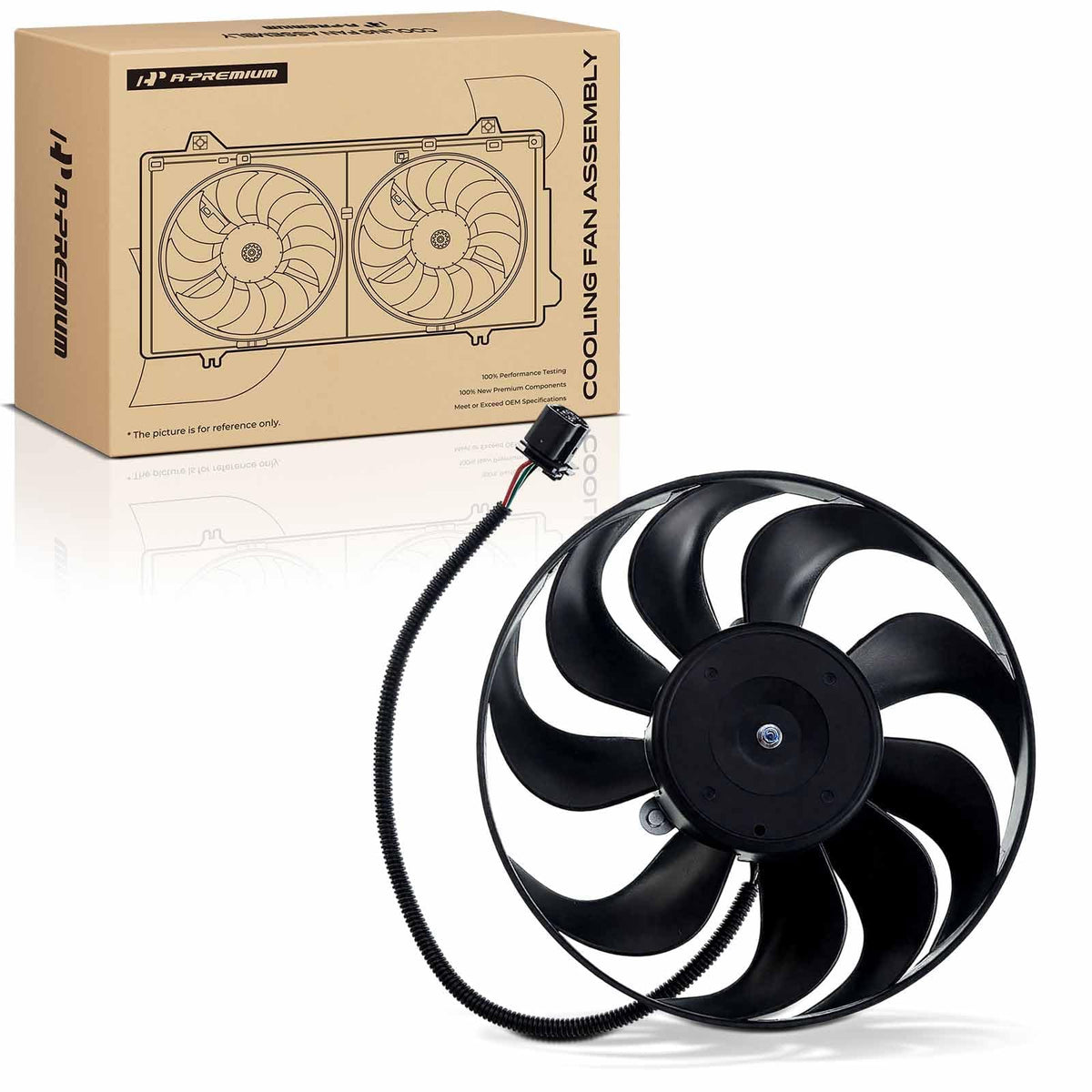 A-Premium Engine Radiator Cooling Fan Assembly