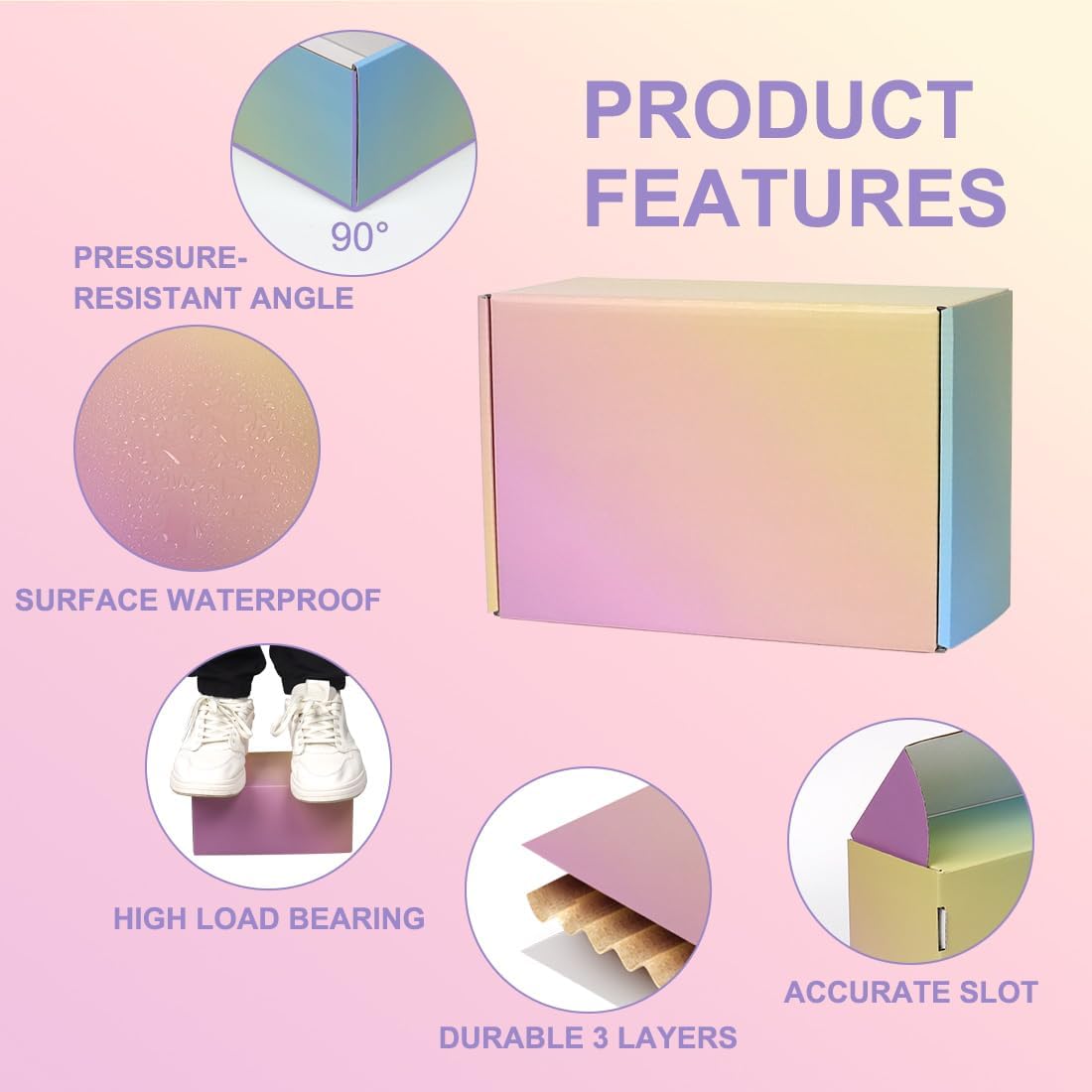 Shipping Boxes for Packaging, 9x6x4 Inches Corrugated Cardboard Boxes, Medium Mailing Boxes for Small Business (15